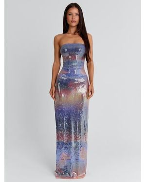 Outcast Avonlea Maxi Dress Nala - Blue