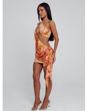 Outcast Miana Mini Dress Calile - Brown