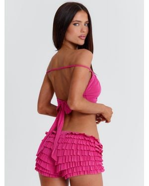 Outcast Hallee Crop Top - Pink