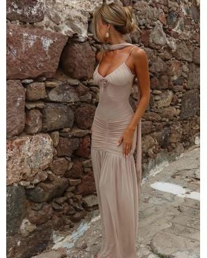 Outcast Ida Maxi Dress - Brown