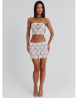 Outcast Amie Mini Skirt - White