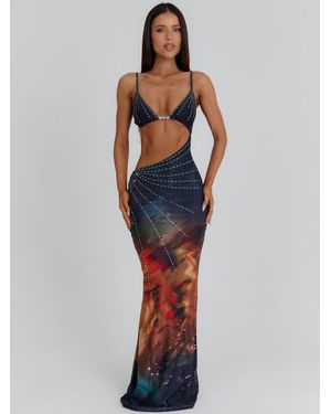 Outcast Amirah Maxi Dress Lliana - Blue