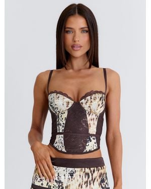 Outcast Riana Corset Top Maisy - Multicolor