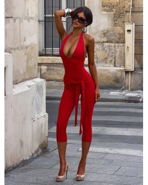 Outcast Malani Jumpsuit - Red