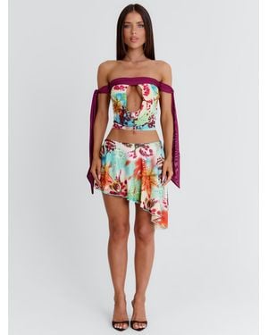 Outcast Azaria Mini Skirt Rio - Red