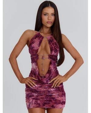 Outcast Docia Mini Dress - Red