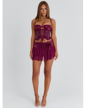 Outcast Tresna Corset Top - Red