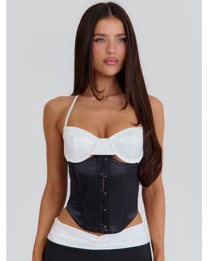Outcast Libby Corset Top - Blue