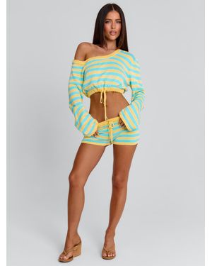 Outcast Hattie Top And Stripe - Green