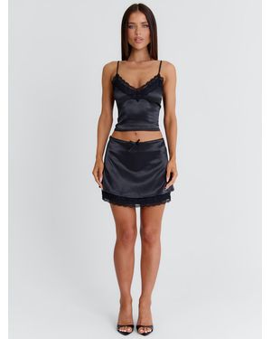 Outcast Roseamy Mini Skirt - Blue