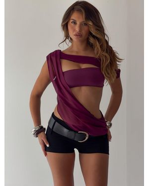 Outcast Sylvee Top Plum - Red