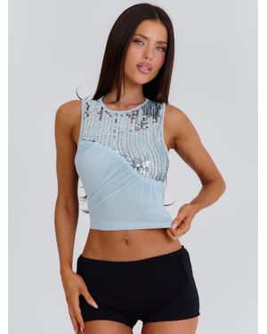 Outcast Kenya Crop Top Light - White