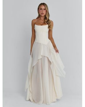 Outcast Eisley Maxi Dress Ivory - White