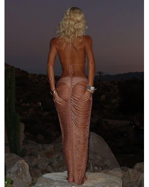 Outcast Kaelani Maxi Dress Rose - Pink
