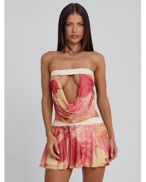 Outcast Debra Mini Dress Kelly - Brown