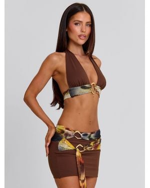 Outcast Katey Mini Skirt - Green