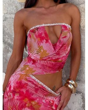 Outcast Uma Maxi Dress Pina Colada - Pink