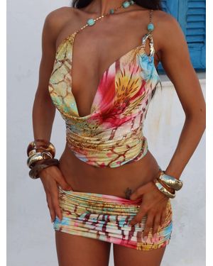 Outcast Mayan Top Miami - Multicolor