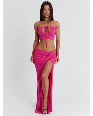 Outcast Hallee Maxi Skirt - Pink