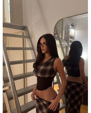 Outcast Narelle Top Check - Multicolour