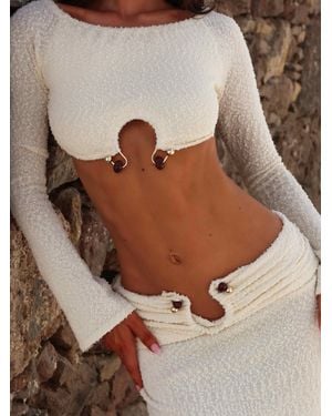 Outcast Camillo Top Cream - Brown