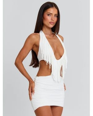 Outcast Romanee Mini Dress - White