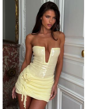 Outcast Zinai Mini Dress - Yellow