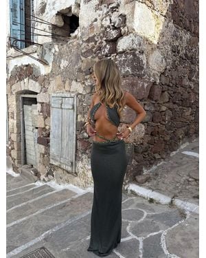 Outcast Rai Maxi Skirt Forest - Gray