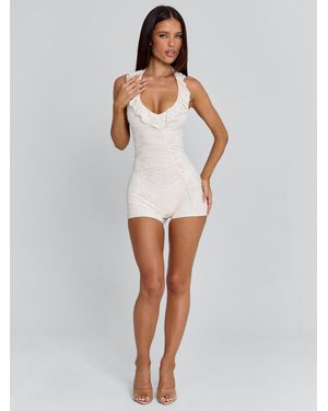 Outcast Avila Playsuit Ivory - White