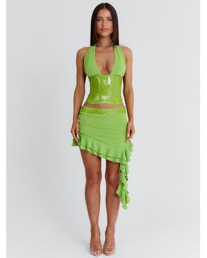 Outcast Kellee Mini Skirt - Green