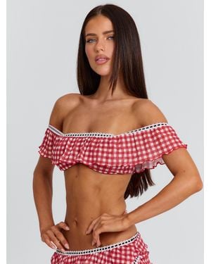 Outcast Betty Top Gingham - Red
