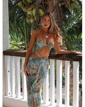 Outcast Meilani Maxi Dress Amazonia - Green
