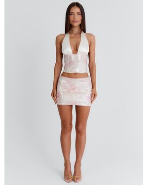 Outcast Elvira Mini Skirt Victoria - White