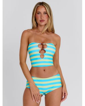 Outcast Charlie Swim Top Stripe - Blue