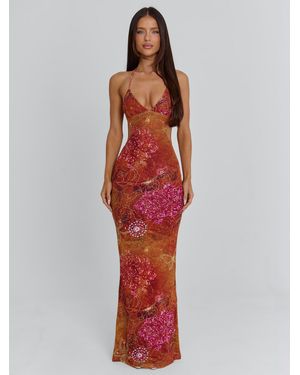 Outcast Esmeralda Maxi Dress Golden Crystal - Multicolor