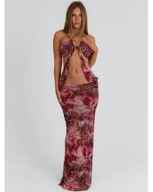 Outcast Shaynah Maxi Dress Kayna - Red
