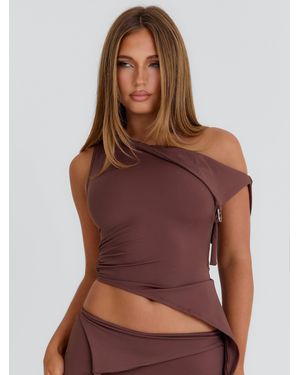Outcast Juliett Top Chocolate - Brown