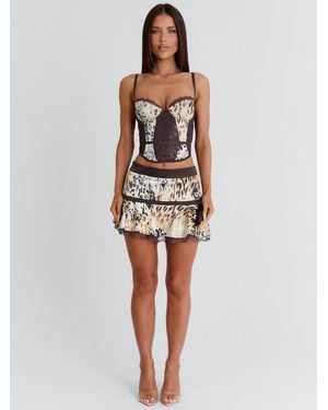 Outcast Riana Mini Skirt Maisy - White
