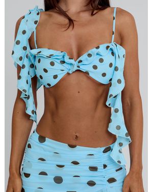 Outcast Farwin Top Polka Dot - Blue