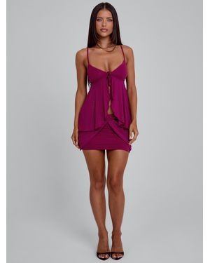 Outcast Georgina Top Plum - Red