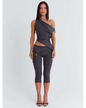 Outcast Juliett Capri Trousers Dark - Blue