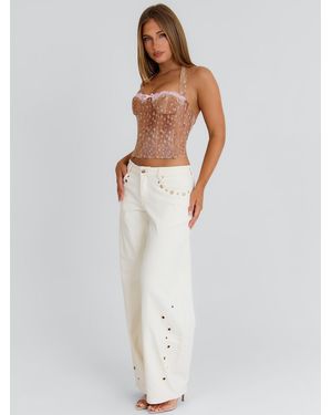 Outcast Minori Corset Doe - White