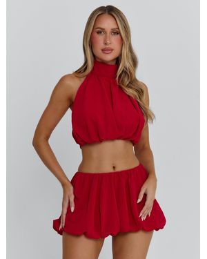 Outcast Anahi Mini Skirt - Red