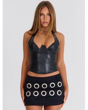 Outcast Rhanie Corset Top - Blue