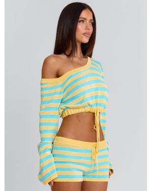 Outcast Hattie Shorts And Stripe - Green