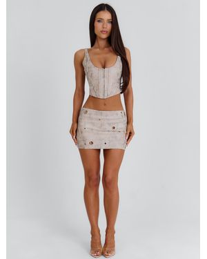 Outcast Zaya Mini Skirt - White