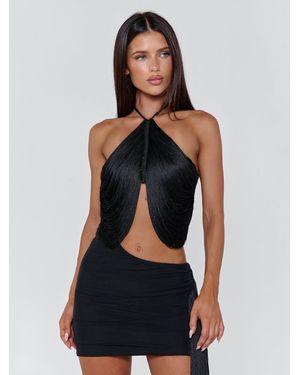 Outcast Frostline Mini Dress - Blue