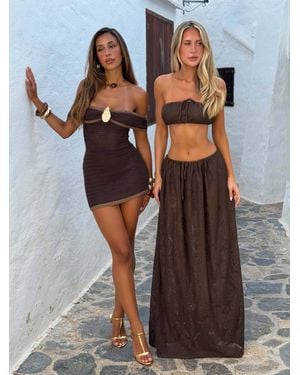 Outcast Soren Maxi Skirt Chocolate - Brown