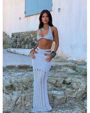 Outcast Lyrica Maxi Skirt - Blue