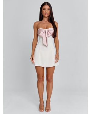 Outcast Loveta Mini Dress Ivory - White